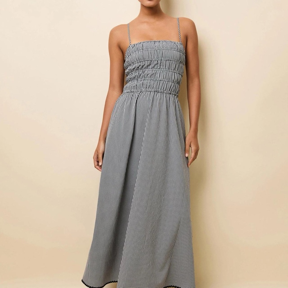 SOLID & STRIPED Delta Dress Gingham